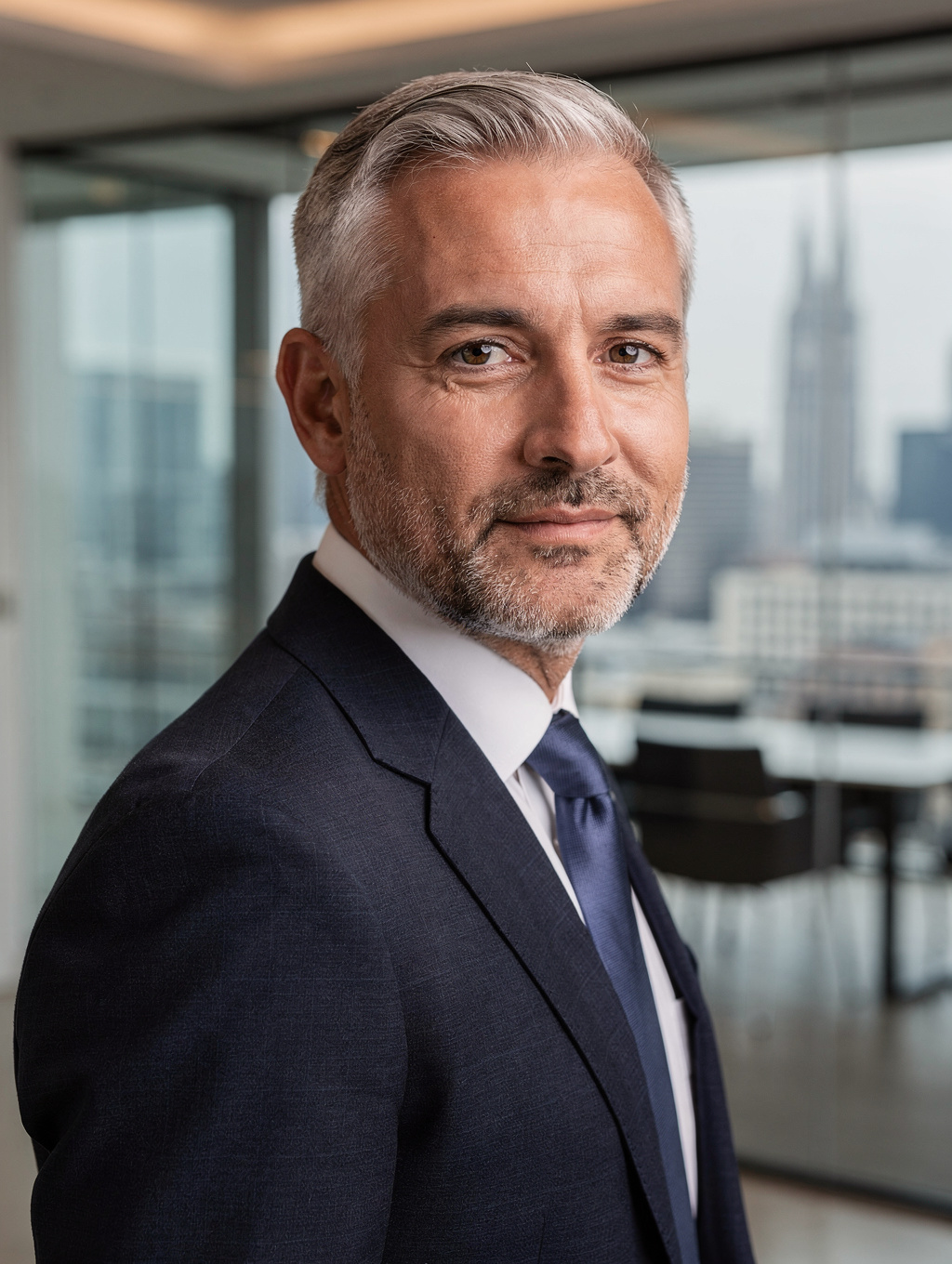 Portrait of Dr. Hans Weber, CEO of PROTEGA